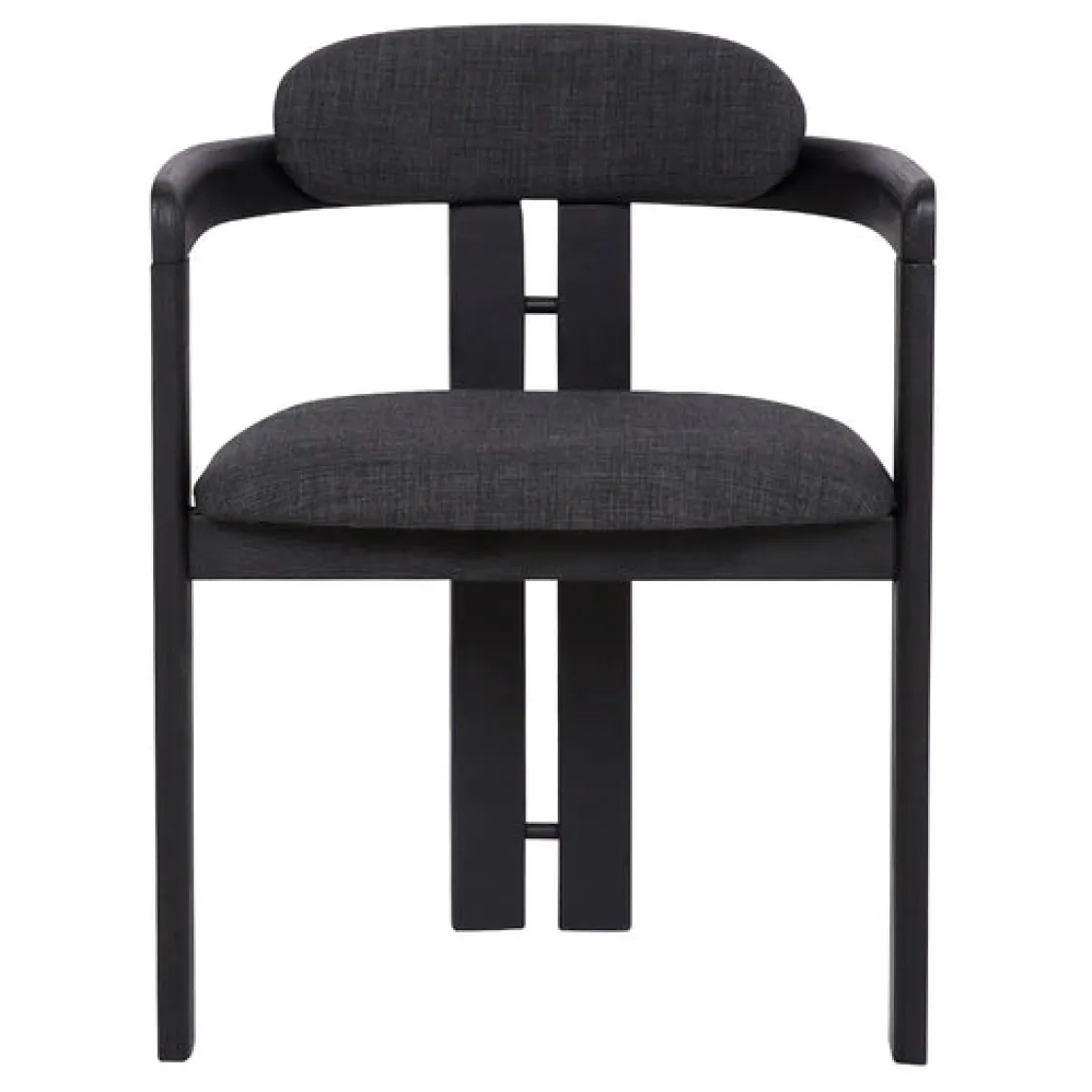 Mor Furniture Jazmin Side Chair In Charcoal, Set Of 2
