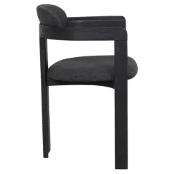 Mor Furniture Jazmin Side Chair In Charcoal, Set Of 2