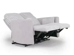 Mor Furniture Jessica 2 Power Loveseat In Presley Fog/Charlotte Mist