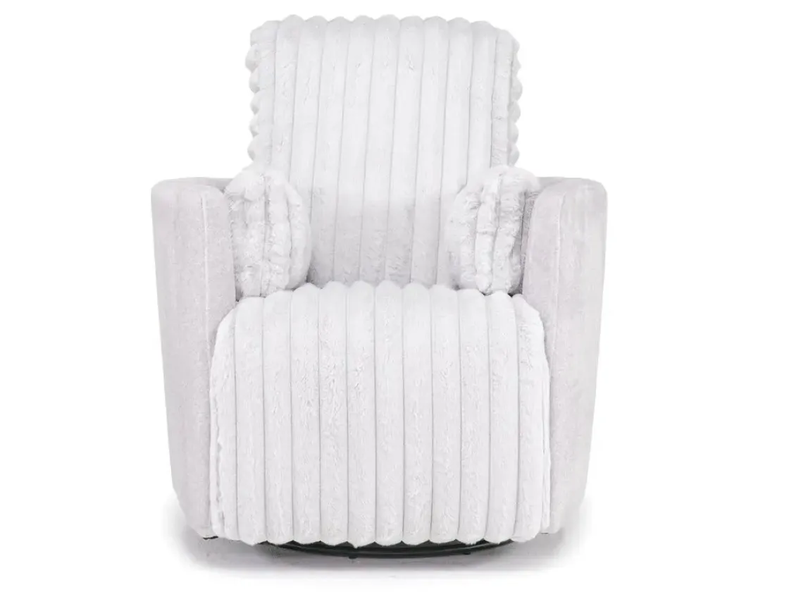 Mor Furniture Jessica 2 Power Recliner In Presley Fog/Charlotte Mist