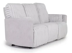 Mor Furniture Jessica 2 Power Sofa In Presley Fog/Charlotte Mist