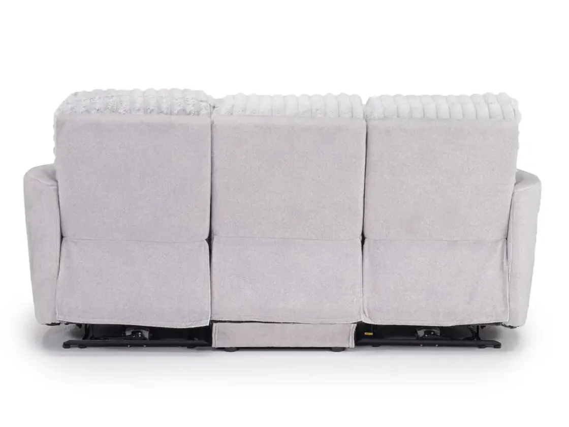 Mor Furniture Jessica 2 Power Sofa In Presley Fog/Charlotte Mist