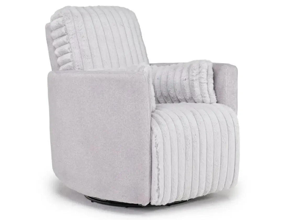 Mor Furniture Jessica Recliner In Presley Fog/Charlotte Mist