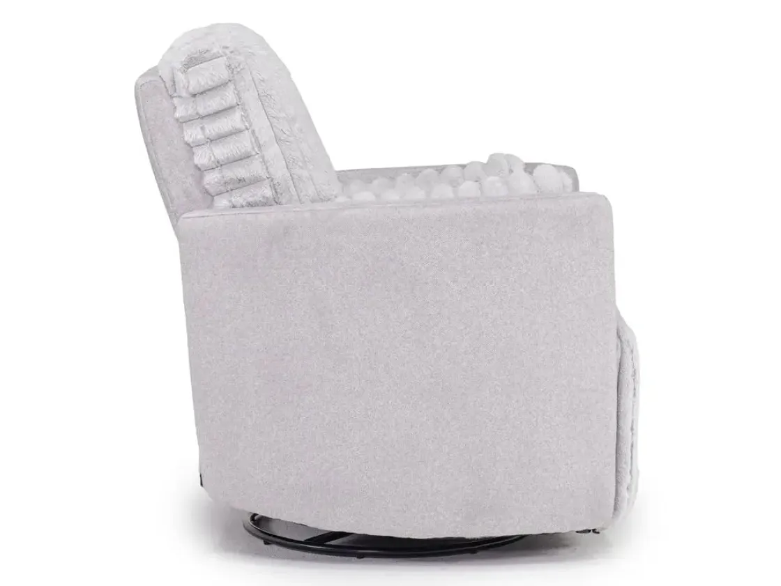 Mor Furniture Jessica Recliner In Presley Fog/Charlotte Mist