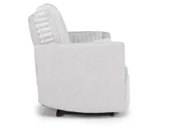 Mor Furniture Jessica Reclining Console Loveseat In Presley Fog/Charlotte Mist