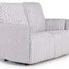 Mor Furniture Jessica Reclining Loveseat In Presley Fog/Charlotte Mist