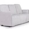 Mor Furniture Jessica Reclining Sofa In Presley Fog/Charlotte Mist