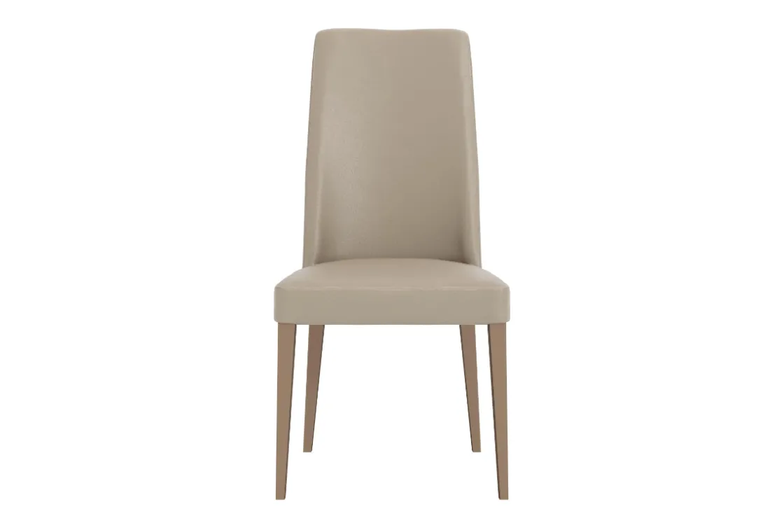 Mor Furniture Jo Leather Side Chair In Aspen