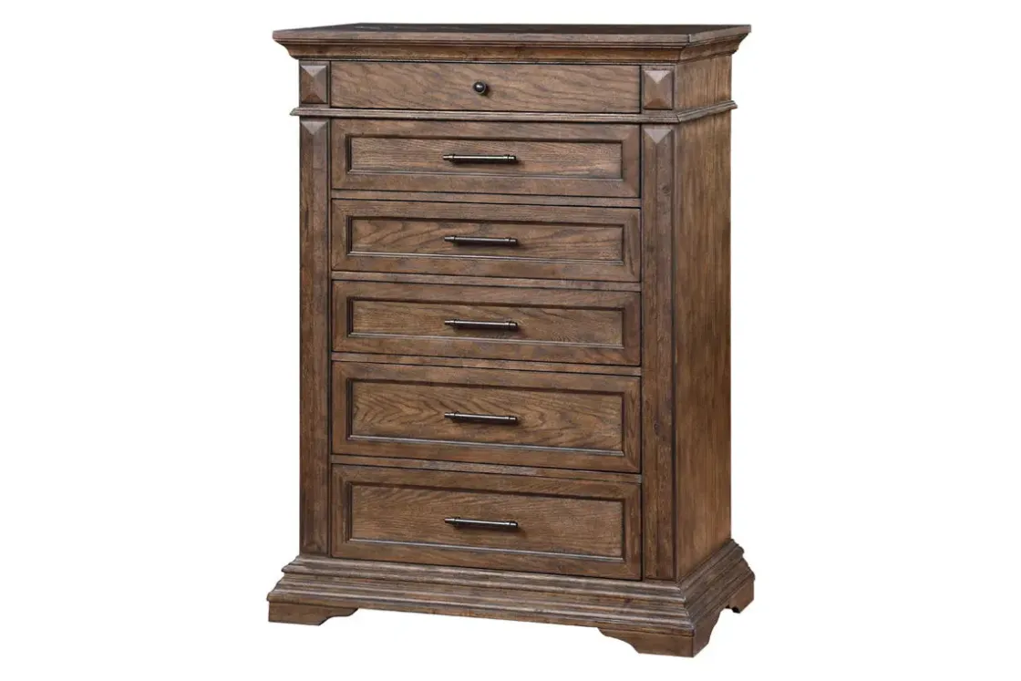 Mor Furniture Jolie Vue Chest In Brushed Walnut
