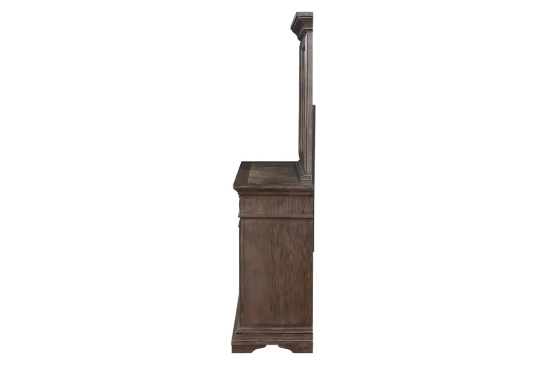 Mor Furniture Jolie Vue Dresser In Brushed Walnut