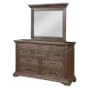Mor Furniture Jolie Vue Mirror In Brushed Walnut
