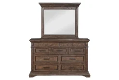Mor Furniture Jolie Vue Mirror In Brushed Walnut