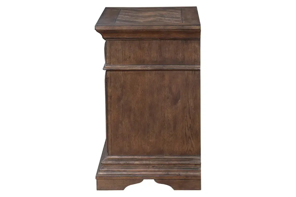Mor Furniture Jolie Vue Nightstand In Brushed Walnut