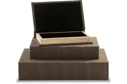 Mor Furniture Jolina Box In Black, Set Of 3