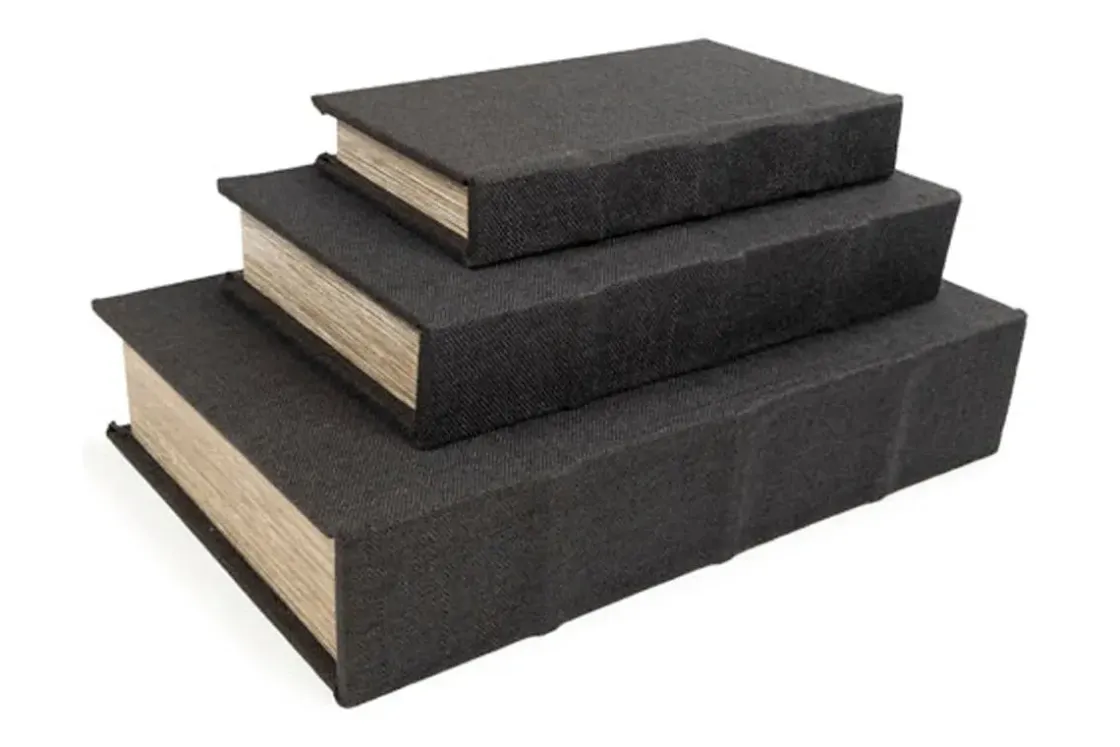 Mor Furniture Jolina Box In Black, Set Of 3