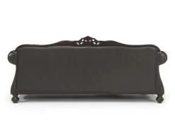 Mor Furniture Jupiter Sofa In Gold & Dark Brown
