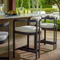 Mor Furniture Kalmar Outdoor Counter Height Stool In Black