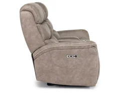 Mor Furniture Kamari 2 Power Console Loveseat In Gray