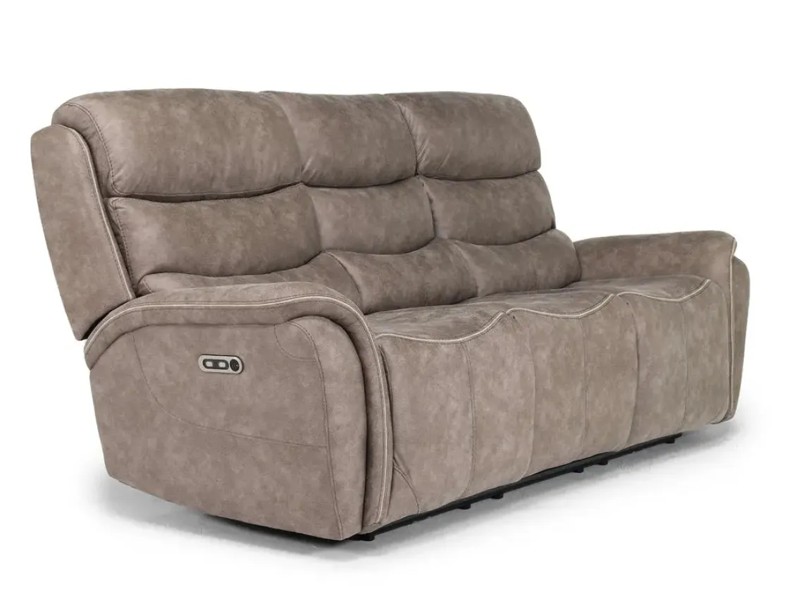 Mor Furniture Kamari 2 Power Sofa In Gray