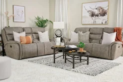 Mor Furniture Kamari Reclining Sofa In Gray