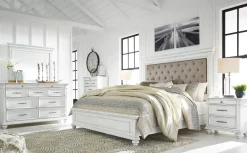 Mor Furniture Kanwyn Nightstand In White Wash