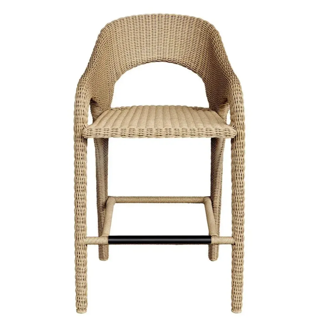 Mor Furniture Kavali Outdoor Barstool In Honey