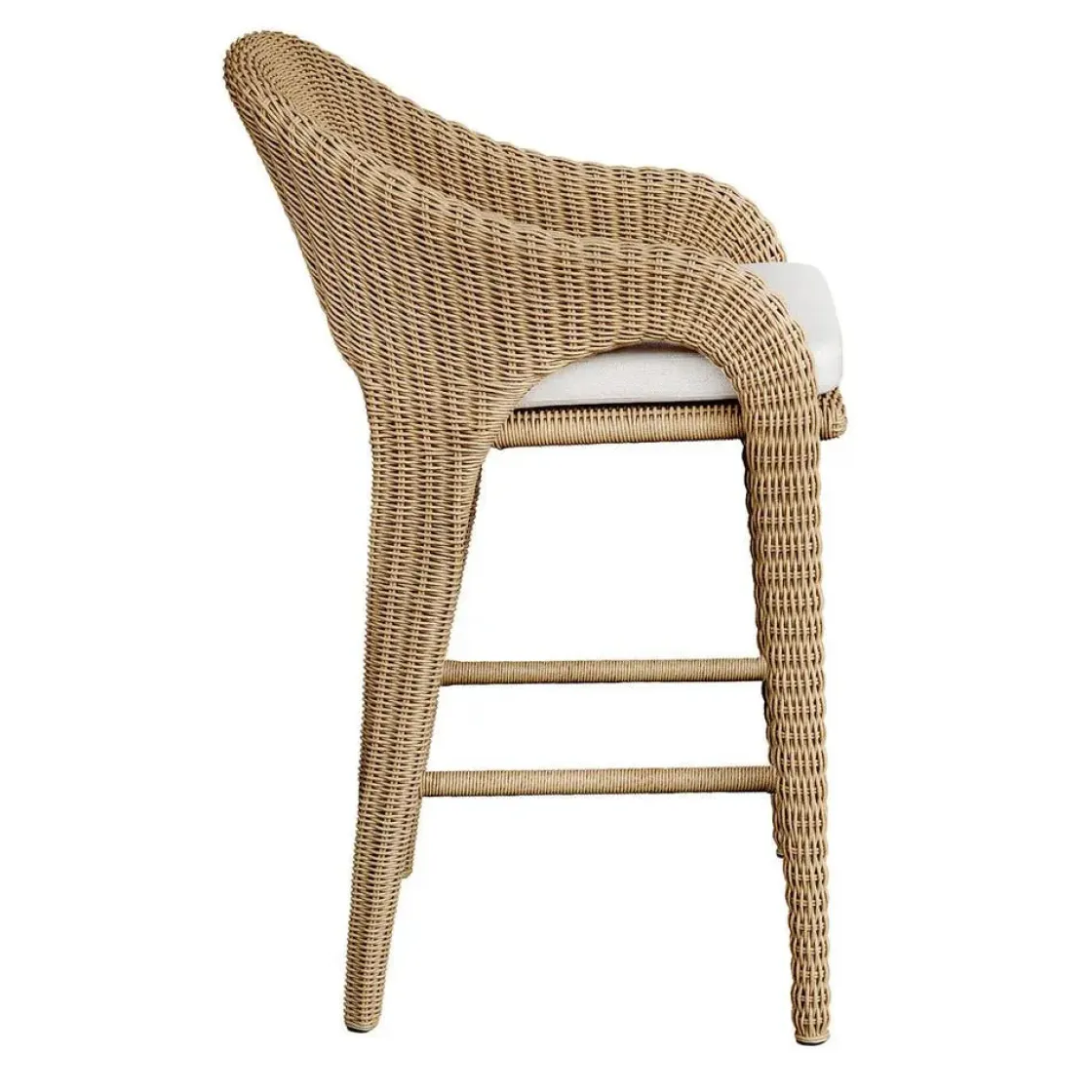 Mor Furniture Kavali Outdoor Barstool In Honey