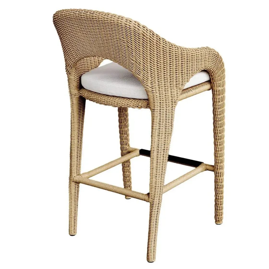 Mor Furniture Kavali Outdoor Barstool In Honey