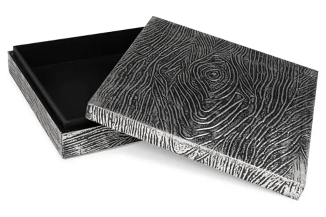 Mor Furniture Keldy Box In Silver, Set Of 3