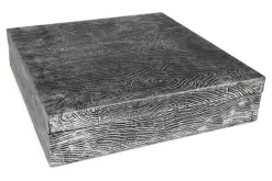 Mor Furniture Keldy Box In Silver, Set Of 3