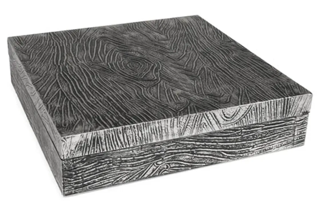 Mor Furniture Keldy Box In Silver, Set Of 3
