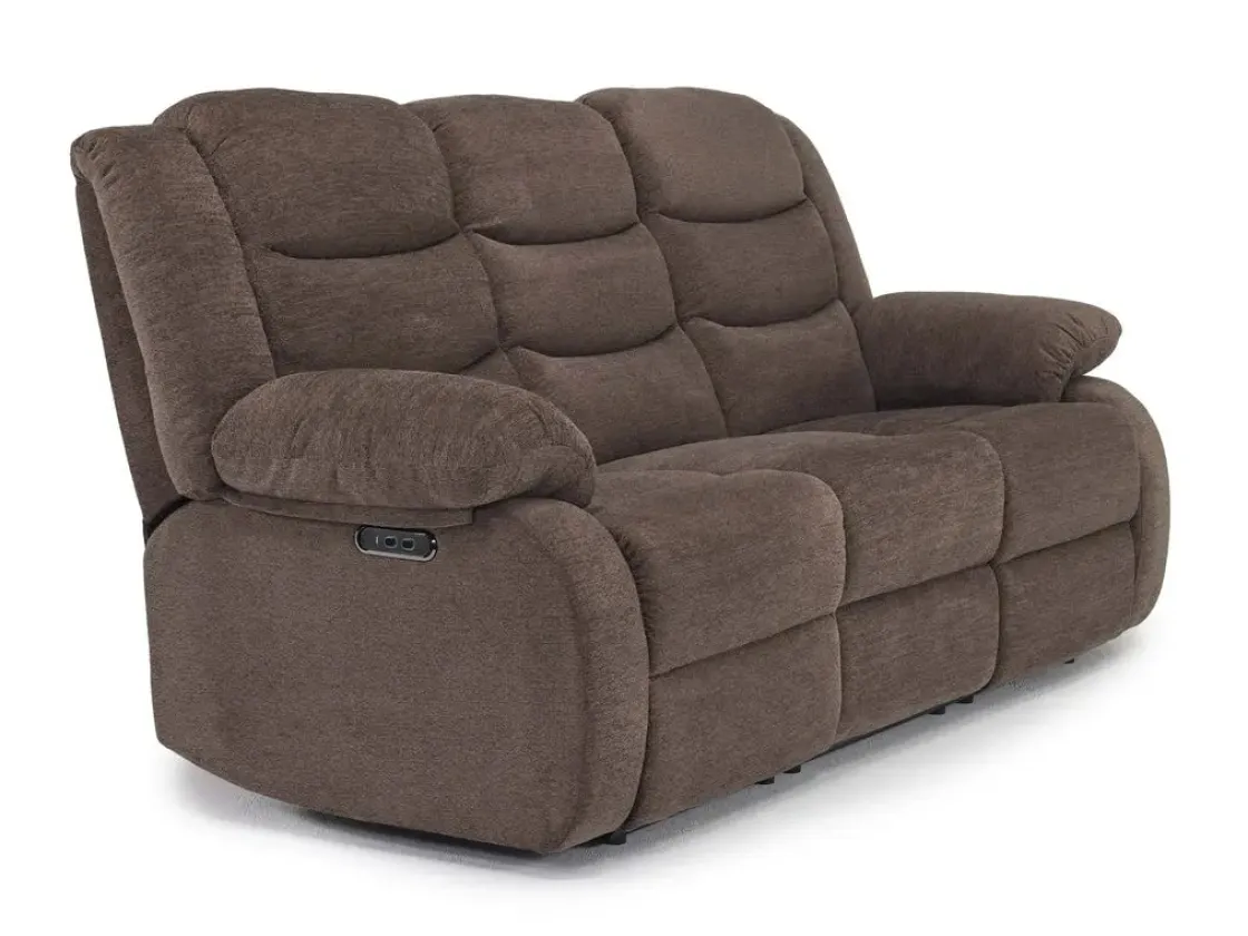 Mor Furniture Kelsey Power Sofa In Brown