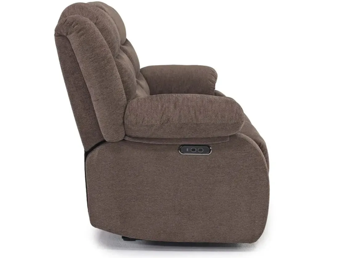 Mor Furniture Kelsey Power Sofa In Brown