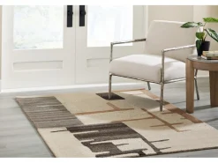 Mor Furniture Kencher Rug In Beige/Brown, 8’ X 10’
