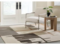 Mor Furniture Kencher Rug In Beige/Brown, 8’ X 10’