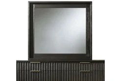 Mor Furniture Kentfield Mirror In Black Drifted Oak