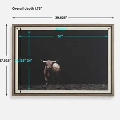 Mor Furniture King Of The Hill Wall Art In Brown