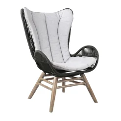 Mor Furniture King Outdoor Lounge Chair In Charcoal