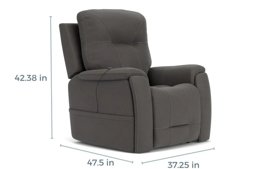 Mor Furniture Kingston 2 Power Lift Chair In Canyon Steel