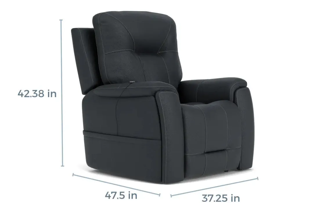 Mor Furniture Kingston 2 Power Lift Chair In Canyon Steel