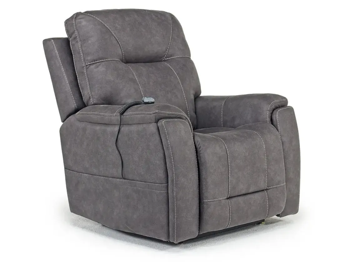 Mor Furniture Kingston 2 Power Lift Chair In Canyon Steel