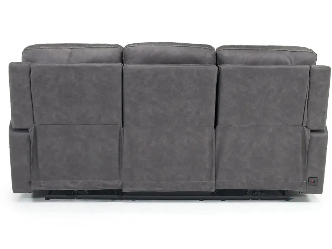 Mor Furniture Kingston 3 Power Sofa In Canyon Ocean