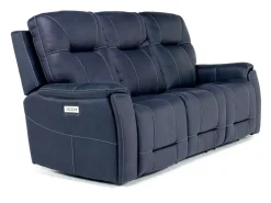 Mor Furniture Kingston 3 Power Sofa In Canyon Ocean