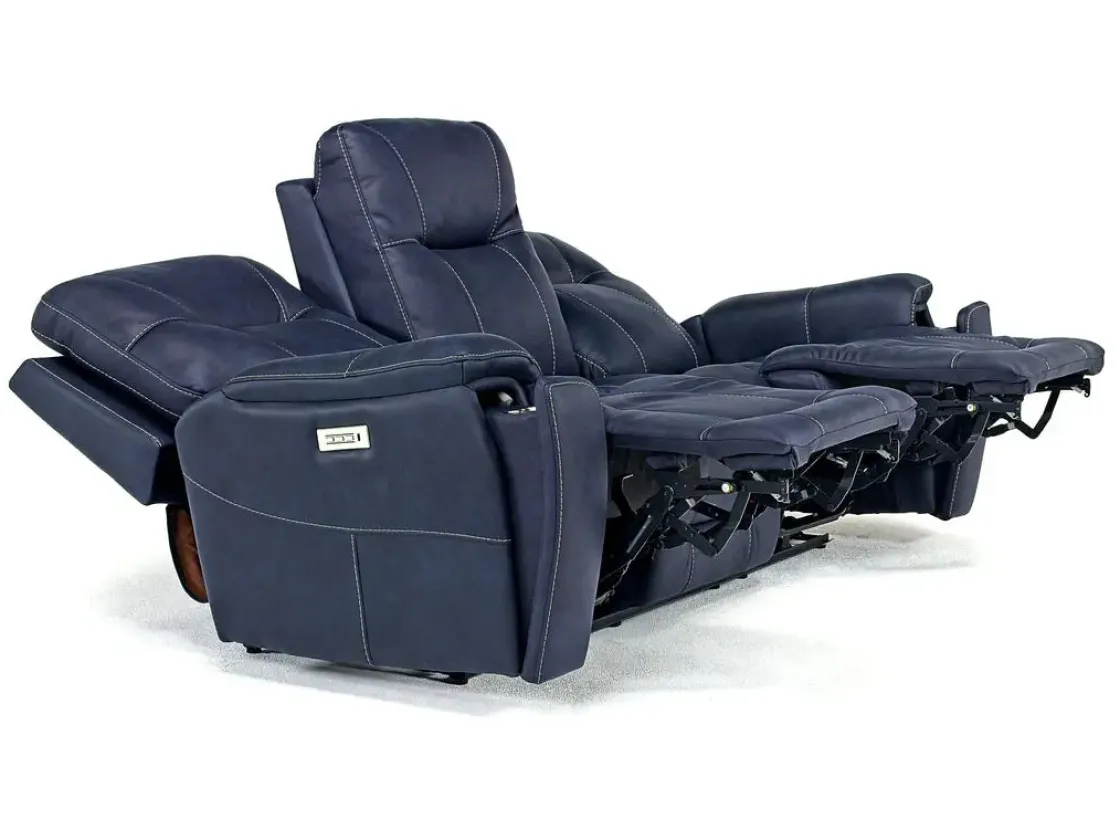 Mor Furniture Kingston 3 Power Sofa In Canyon Ocean