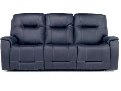 Mor Furniture Kingston 3 Power Sofa In Canyon Ocean