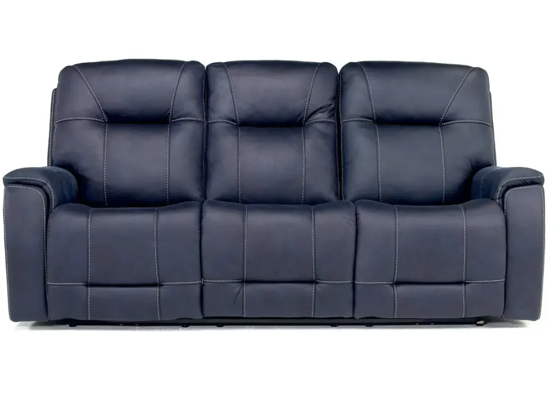 Mor Furniture Kingston 3 Power Sofa In Canyon Ocean
