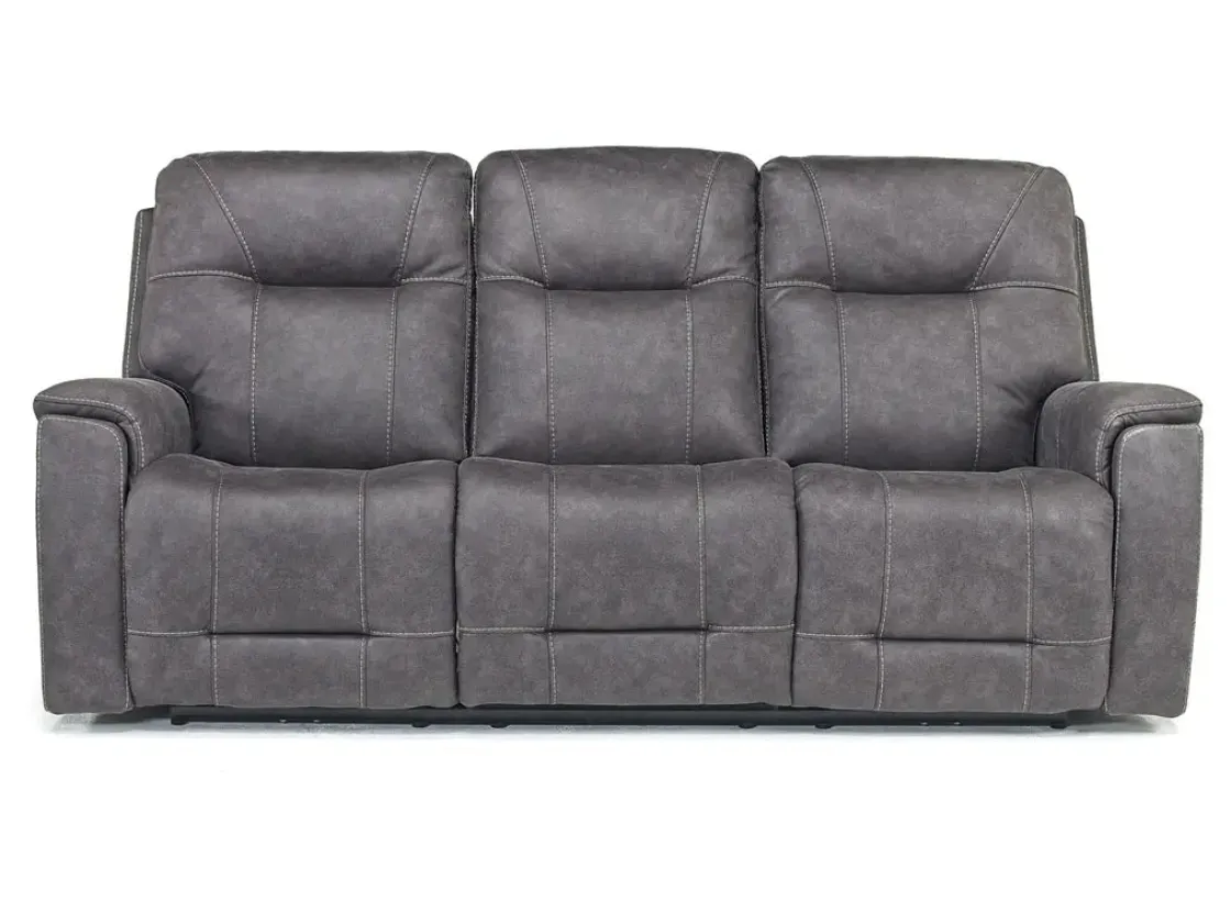 Mor Furniture Kingston 3 Power Sofa In Canyon Ocean
