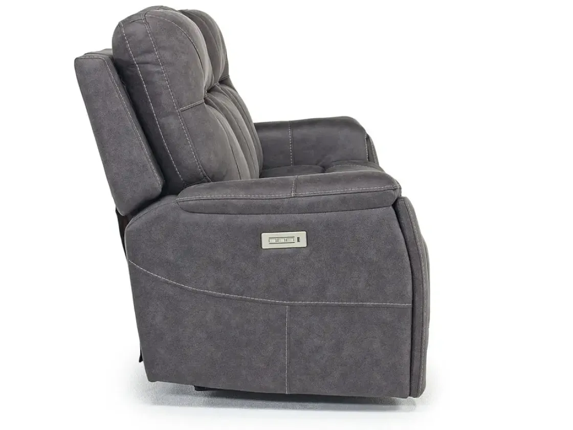 Mor Furniture Kingston 3 Power Sofa In Canyon Ocean