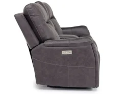 Mor Furniture Kingston 3 Power Theater Console Loveseat W/ Immersive Sound In Canyon Ocean