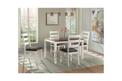 Mor Furniture Kona Dining Table & 4 Chairs In Brown